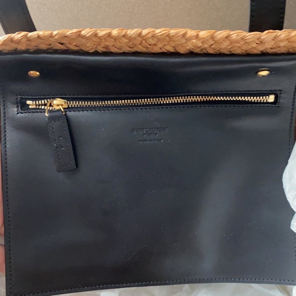 Saint Laurent Raffia tote bag - Picture 4 of 8